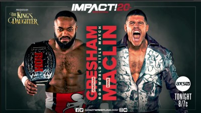 Jonathan Gresham Vs Steve Maclin - Pure Rules Match - Campeonato Mundial de ROH - Impact Wrestling 20/01/2022