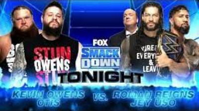 Kevin Owens & Otis vs. Roman Reigns & Jey Uso- SmackDown,