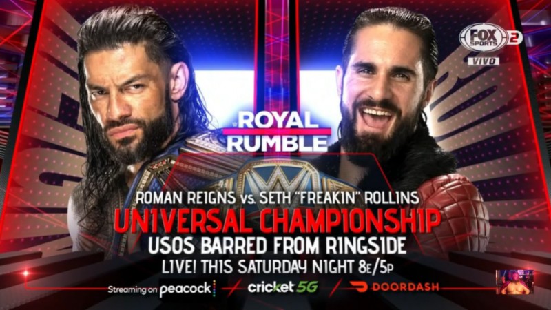 Roman Reigns Vs Seth Freakin Rollins Campeonato Universal Royal Rumble 2022 Tokyvideo