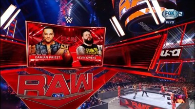 Damian Priest Vs Kevin Owens - RAW 17/01/2022