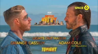 Orange Cassidy Vs Adam Cole - Lights Out Match - Dynamite Beach Break 26/01/2022