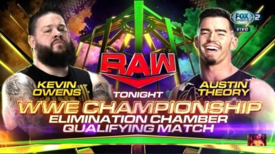 Kevin Owens Vs Austin Theory - RAW 31/01/2022