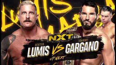 DEXTER LUMIS VS JOHNNY GARGANO - NXT 13 DE ENERO DE 2021