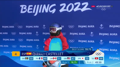 Queralt Castellet clasificada para la final de los Juegos Olímpicos en snowboard