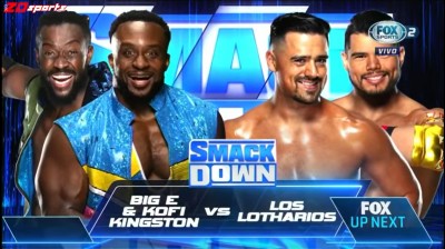 Big E y Kofi Kingston Vs Los Lotharios - SmackDown 04/02/2022
