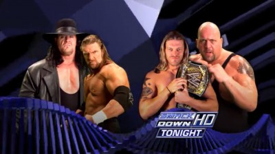 The Undertaker y Triple H Vs Edge y Big Show - SmackDown 06/02/2009
