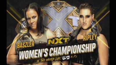 SHAYNA BAZLER VS RHEA RIPLEY - NXT 18 DE DICIEMBRE DE 2019