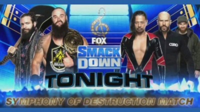 ELIAS & BRAUN STRWMAN VS SHINSUKE NAKAMURA & CESARO - SMACK DOWN 21 DE FEBRERO DE 2020