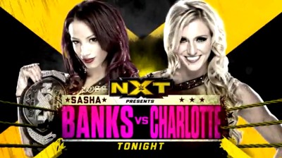 Sasha Banks Vs Charlotte - Campeonato Femenino de NXT - NXT 15/07/2015