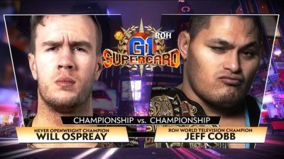 Will Ospreay Vs Jeff Cobb - Campeonato Vs Campeonato - G1 Supercard