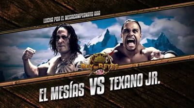 Texano Jr. Vs El Mesías - Megacampeonato de AAA - Rey de Reyes 2016