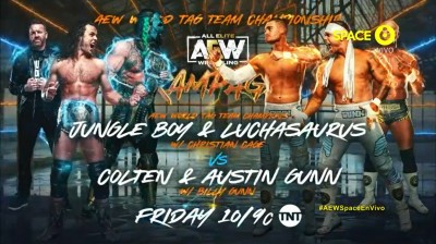 Jurassic Express Vs Gunn Club - Campeonatos Mundiales en Parejas de AEW - Rampage 11/02/2022