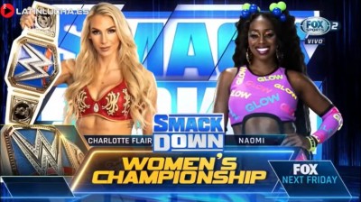 Charlotte Flair Vs Naomi - Campeonato Femenino de SmackDown - SmackDown 11/02/2022