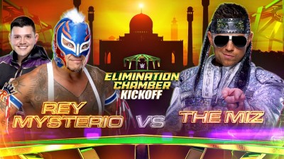 Rey Mysterio Vs The Miz - Elimination Chamber 2022 Kickoff