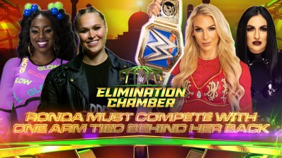 Ronda Rousey y Naomi Vs Charlotte Flair y Sonya Deville - Elimination Chamber 2022