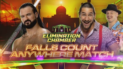 Drew McIntyre Vs Madcap Moss - Falls Count Anywhere - Elimination Chamber 2022