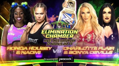 Charlotte Flair & Sonya Deville vs Naomi & Ronda Rousey (Full Match)