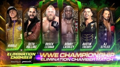 Bobby Lashley vs Riddle vs Austin Theory vs Aj Styles vs Seth "Freakin" Rollins vs Brock Lesnar (Full Match)