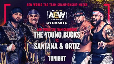 The Young Bucks Vs Santana y Ortiz - Campeonatos Mundiales  en Parejas de AEW - Dynamite 17/02/2021