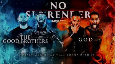 The Good Brothers Vs Guerrillas Of Destiny - Campeonatos Mundiales en Parejas de Impact - No Surrender 2022