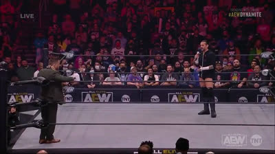MJF confronta a CM Punk antes de su combate - Dynamite Thanksgiving 24/11/2021