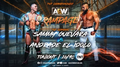 Sammy Guevara Vs Andrade El Ídolo - Campeonato de TNT - Rampage 25/02/2022