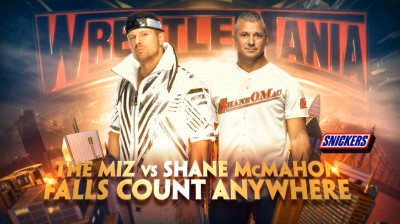The Miz Vs Shane McMahon - Falls Count Anywhere - Wrestlemania 35