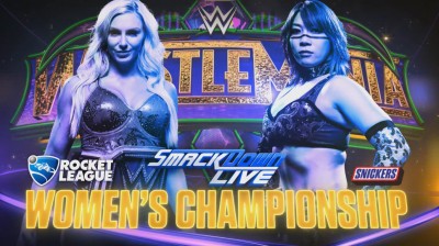 Charlotte Flair Vs Asuka - Campeonato Femenino de SmackDown - Wrestlemania 34