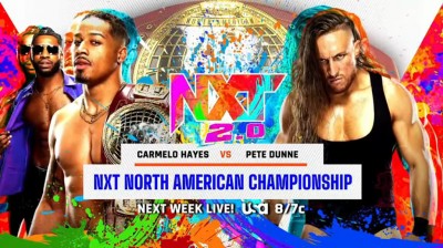Carmelo Hayes Vs Pete Dunne - Campeonato Norte Americano de NXT - NXT 2.0 01/03/2022