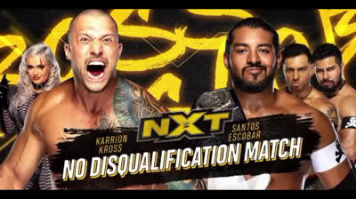 KARRION KROSS VS SANTOS ESCOBAR - NXT 24 DE FEBRERO DE 2021