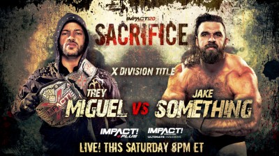 Trey Miguel Vs Jake Something - Campeonato de la División X - Sacrifice 2022