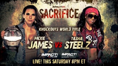 Mickie James Vs Tasha Steelz - Campeonato Femenino de Impact - Sacrifice 2022