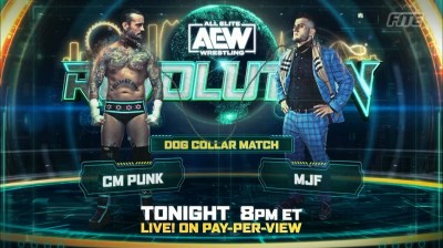 CM Punk Vs MJF - Dog Collar Match - Revolution 2022