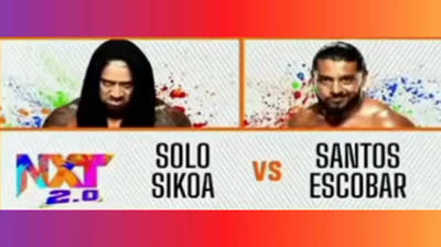 SOLO SIKOA VS SANTOS ESCOBAR - NXT 28 DE DICIEMBRE DE 2021