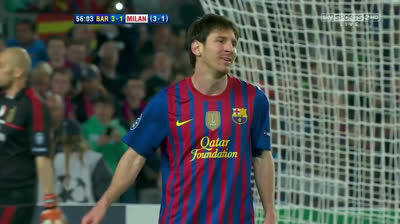Lionel Messi Vs AC Milan (H) 11-12 [Quarter Finals] Made By Felix Kasurinen