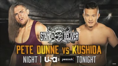 Kushida Vs Pete Dunne - NXT TakeOver Stand & Deliver Noche 1