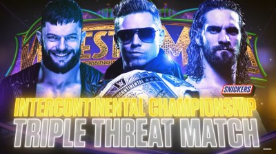 The Miz Vs Seth Rollins Vs Finn Bálor - Campeonato Intercontinental - Wrestlemania 34