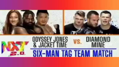ODYSSEY JONES & JACKET TIME VS DIAMON MINE - NXT 16 DE NOVIEMBRE DE 2021