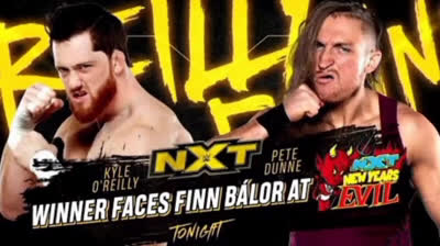 KYLE O'REILLY VS PETTE DUNNE - NXT 16 DE DICIEMBRE DE 2020