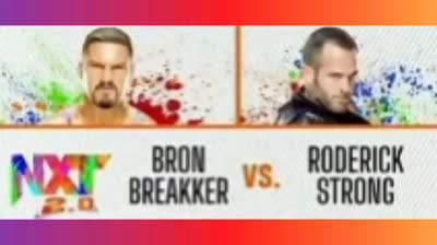 BRON BREAKKER VS RODERICK STRONG - NXT 14 DE DICIEMBRE DE 2021