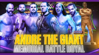 ANDRE THE GIANT BATTLE ROYAL - WRESTLEMANIA 34 KICK OFF