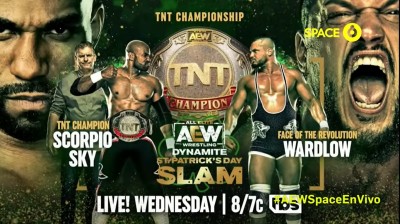 Scorpio Sky Vs Wardlow - Campeonato de TNT - Dynamite ST. Patrick's Day 16/03/2022