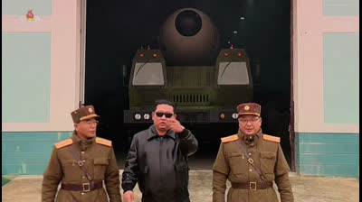 Kim Jong-Un pone a prueba el misil Hwasong-17 ICBM