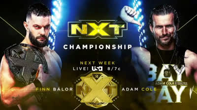 FIN BALOR VS ADAM COLE - NXT 10 DE MARZO DE 2021