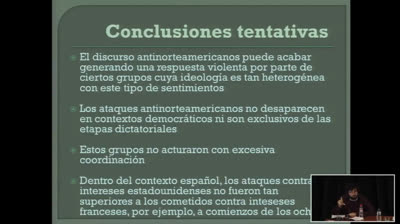 23. Comunicación 5. Un panorama de las acciones terroristas contra intereses norteamericanos en España durante los años 70 y 80