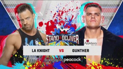 LA Knight vs Gunther