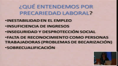 14. Juventud y exclusión social (Verónica Díaz Moreno). Segundo panel de debate Sectores vulnerables excluidos