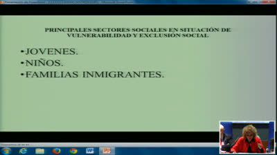 10. Nuevos pobres y excluidos en la España actual (María Rosario Sánchez Morales). Segundo panel de debate Sectores vulnerables excluidos