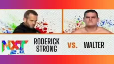 RODERICK STRONG VS WALTER - NXT 18 DE ENERO DE 2022