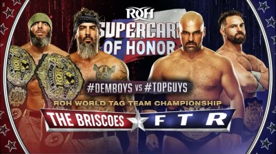 The Briscoes Vs FTR - Campeonatos Mundiales en Parejas de ROH - Supercard Of Honor 2022